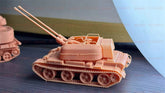 3d Printed 1/72 ZSU-57-2 Self-Propelled Anti-Aircraft Gun Unpainted Kit