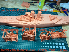 1/350 Hms Barham (04) Of Queen Elizabeth-class Battleships(full Hull/waterline)