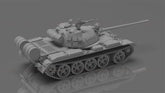 3d Printed 1/72/87 Soviet T-55A Main Battle Tank Unpainted Kit