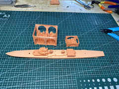 3d Printed 1/700 French Cruiser La Galissonnière(full Hull/waterline)