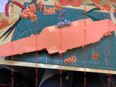 3d Printed 1/700 Us Forrestal Aircraft Carriers(full Hull/waterline)