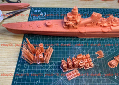 3d Printed Kits 1/350 Ijn Furutaka Class Cruiser(full Hull/waterline)