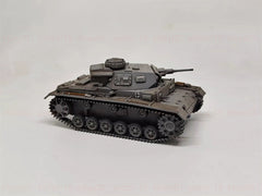 1/72 German Panzerkampfwagen Iii Tank Painted Finished Model