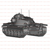 3d Printed 1/72 U.S. T95E6 Heavy Tank Unpainted Kit