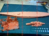 3d Printed 1/700 Soviet Kremlin Battleship(full Hull/waterline)