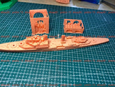 3d Printed 1/700 British Uganda Class Light Cruiser(full Hull/waterline)