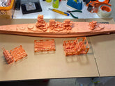 3d Printed 1/350 Japanese Battleship Daisen(full Hull/waterline)