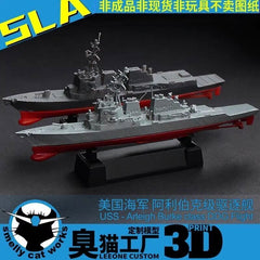 3d Printed Kit 1/700/1250/2000 Us Arleigh Burke Flight I/iia/iii Destroyer Ddg51