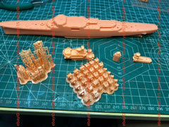 3d Printed 1/700 France Colbert Cruiser(full Hull/waterline)