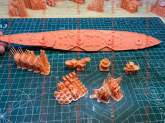 3d Printed Kits 1/700 Soviet Izmir Class Battleship Cruiser(full Hull/waterline)