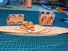 3d Printed 1/700 Russian Battleship Arkhangelsk(full Hull/waterline)