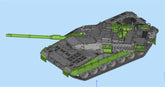 3d Printed 1/35/72 German Leopard 2A7 Hu Main Battle Tank Kit