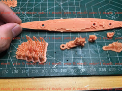 3d Printed Kit 1/350 German Sms Schlieffen Battlecruiser(full Hull/waterline)