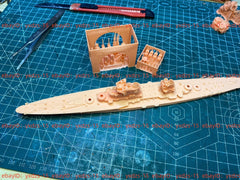 3d Printed 1/700 Bora 1941 Heavy Cruiser Italy(full Hull/waterline)