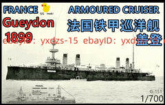 1/700 French Gueydon Armored Cruiser 3d Printed