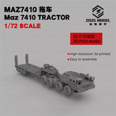 3d Printed 1/72/144 Russian Military Maz-7410 Tank Trailer