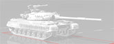 3d Printed 1/35/72 Russian F-series "Monitor Lizard" Object 780 Heavy Tank Kit