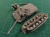 3d Printed 1/35/72 Russian F-series "Graphite" Object 907 Medium Tank Kit
