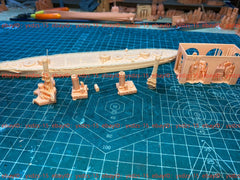 3d Printing Kit 1/700 Us Arkansas Battleship Bb-33(full Hull/waterline)