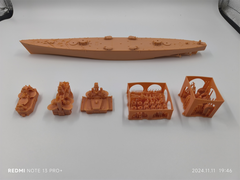 1/700 Hms Vanguard Battleship(full Hull/waterline)