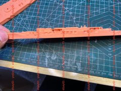 3d Printing 1/700 French Brittany Class Battleship Lorraine(full Hull/waterline)