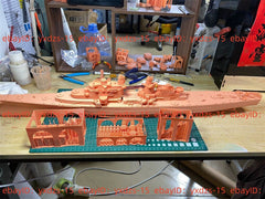 3d Printed 1/200 Atlanta Class Light Cruiser(full Hull/waterline)