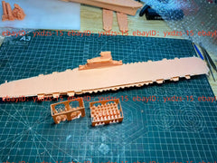 3d Printed 1/700 IJN Hakuryu Aircraft Carrier(full Hull/waterline)