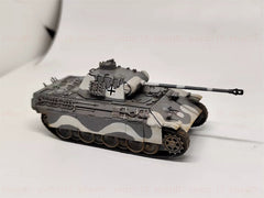 1/72 German Panther Tank Model A With Snow Camouflage Painted Finished Model