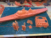 3d Printed Kits 1/350 French Cruiser Colbert C611(full Hull/waterline)