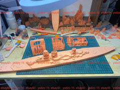 3d Printed Kits 1/700 Soviet Kronshtadt Class Battlecruiser(full Hull/waterline)