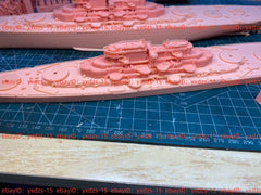 3d Printed Kit 1/700 Uss Maine Acr-1 Battleship(full Hull/waterline)