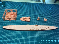 3d Printed 1/700 Hms Southampton Light Cruiser C83(full Hull/waterline)