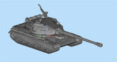 3d Printed 1/35/72 Polish B-series 60TP L Heavy Tank Unpainted Kit