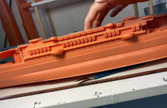 3d Printed Kits 1/700 Uss Louisiana Battleship(full Hull/waterline)