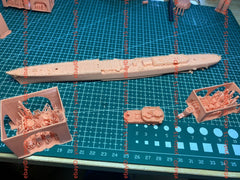 3d Printed 1/700 French Emile Bertin Light Cruiser(full Hull/waterline)