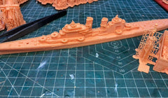 3d Printed Kit 1/700 Uss Austin Class Cruiser(full Hull/waterline)