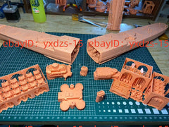 3d Printed 1/350 Uss Jacksonville Super Light Cruiser(waterline/full Hull)