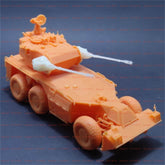 3d Printed 1/72/144 British Marksman G6 Self-Propelled Gun Unpainted Kit