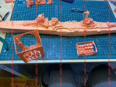 3d Printed Kits 1/350 Italian Duca D'aosta Class Cruisers(full Hull/waterline)