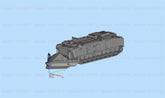 3d Printed 1/72/144 Us Vte1 Engineering Vehicle Unpainted Kit