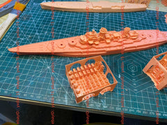 3d Printed Kit 1/700 Uss Constellation Battlecruiser(full Hull/waterline)
