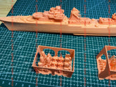 3d Printed 1/700 French Navy Le Terrible Class Destroyer(full Hull/waterline)
