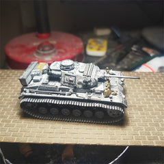1/72 German Panzerkampfwagen III Ausf. J Tank Painted Finished Model