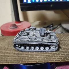 1/72 German Panzerkampfwagen III-L Snow Version Tank Painted Finished Model