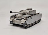1/72 German Panzer IV Ausf. H "White Warhorse" Tank Painted Finished Model