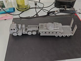 3d Printed 1/72 Serbia Fap 3232-axle Heavy-duty Trailer(no Tank) Unpainted Kit