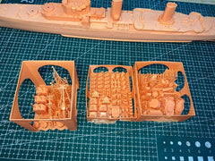 3d Printed 1/350 United Kingdom Arethusa Light Cruiser 1943(full Hull/waterline)