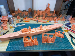 1/350 Military Model Kit France Navy Heavy Cruiser Dupleix(full Hull/waterline)