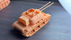3d Printed 1/72 ZSU-57-2 Self-Propelled Anti-Aircraft Gun Unpainted Kit