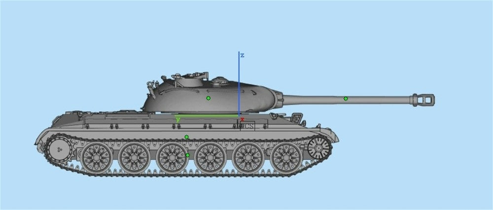 3d Printed 1/35/72 Chinese WZ-112/WZ-113/WZ-113-II Project Heavy Tank Kit